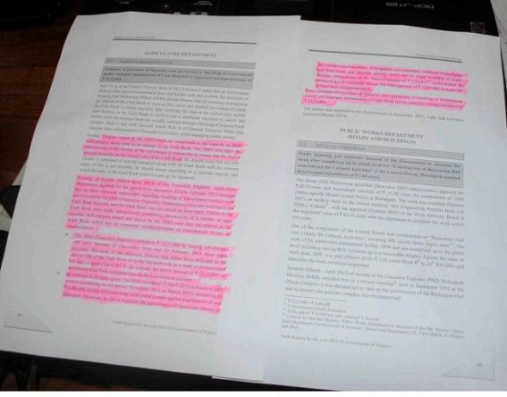 CAG report : embezzlement of 12,23,061 rupees by Executive Engineer (Agriculture), Agartala : No action from Government CAG report : embezzlement of 12,23,061 rupees by Executive Engineer (Agriculture), Agartala : No action from Government